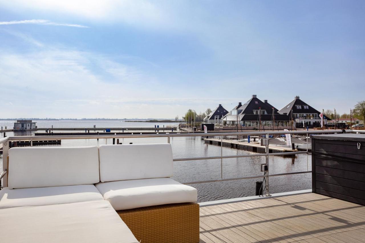 Welcome In - Houseboat Agua Dolce Met Tuin, Paviljoenwei 4, Sneek - Offingawier Exteriör bild