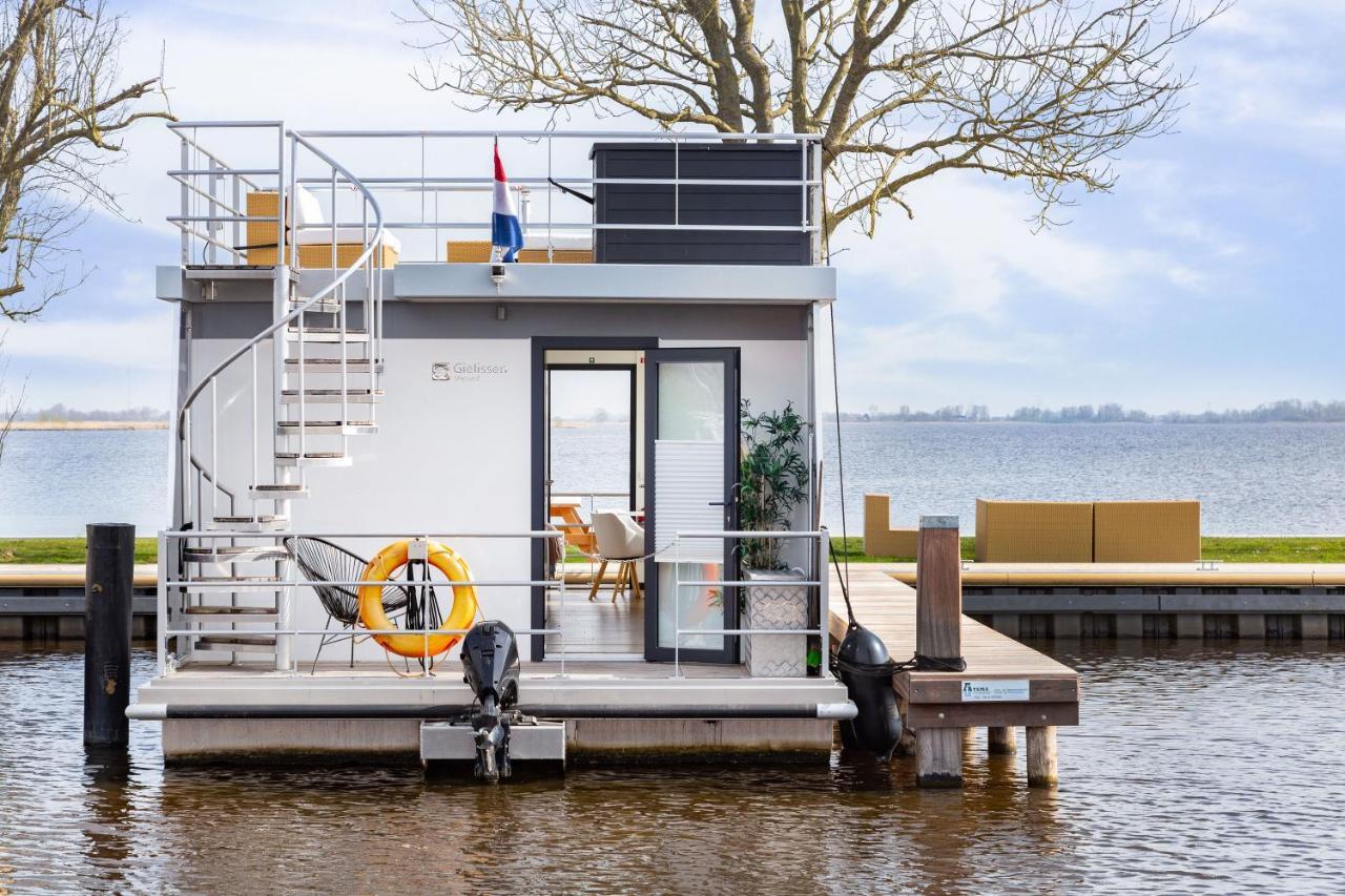 Welcome In - Houseboat Agua Dolce Met Tuin, Paviljoenwei 4, Sneek - Offingawier Exteriör bild