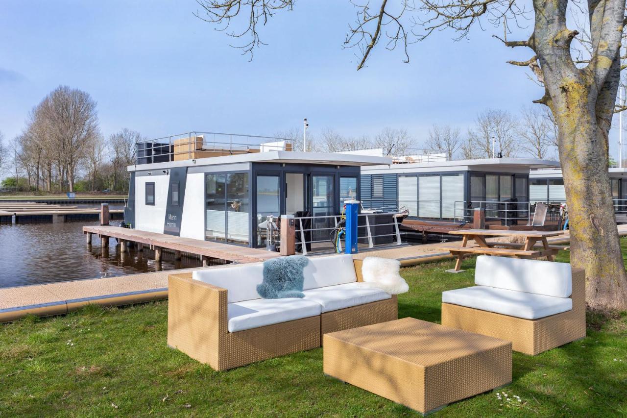 Welcome In - Houseboat Agua Dolce Met Tuin, Paviljoenwei 4, Sneek - Offingawier Exteriör bild